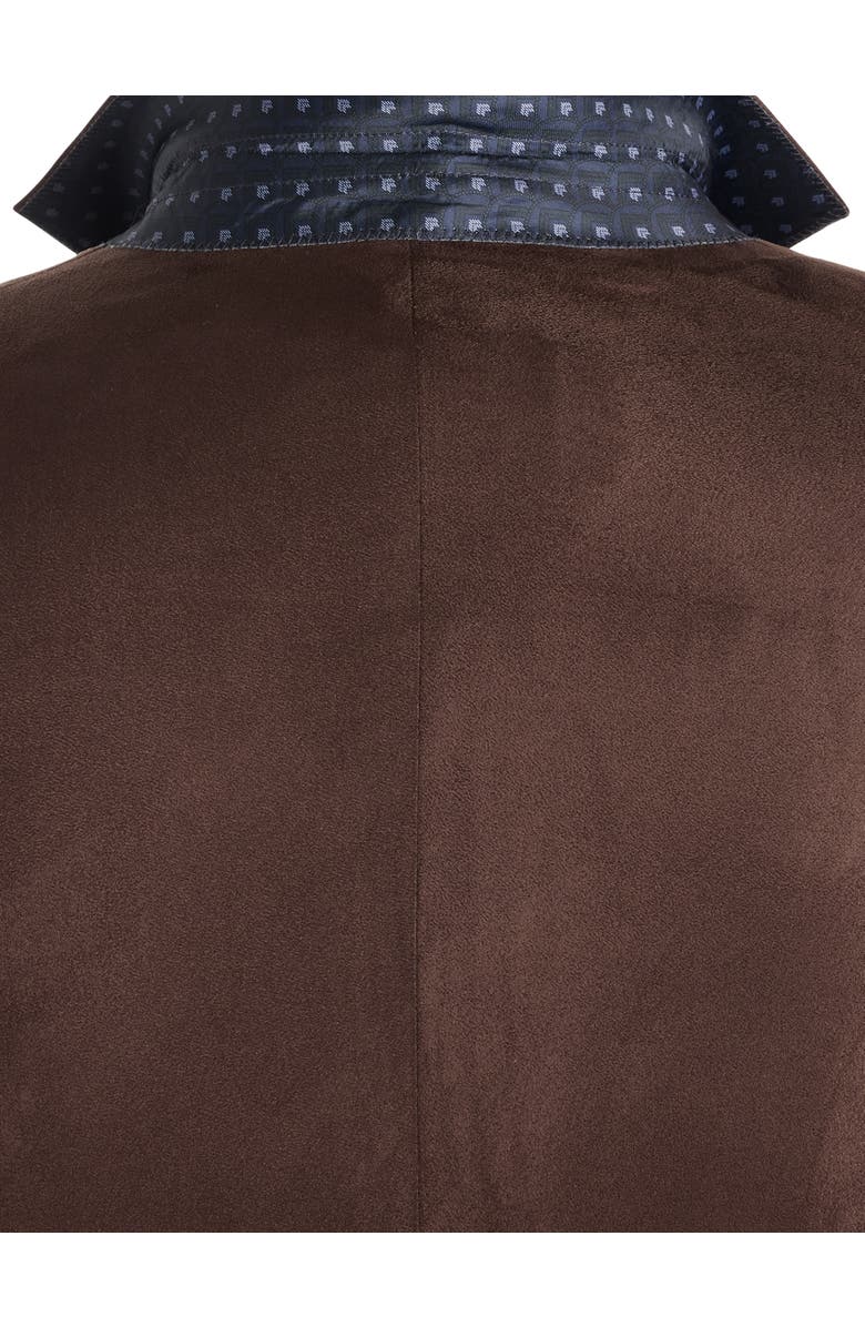 Oak Hill by DXL Big & Tall Faux-Suede Sport Coat, Alternate, color, Brown