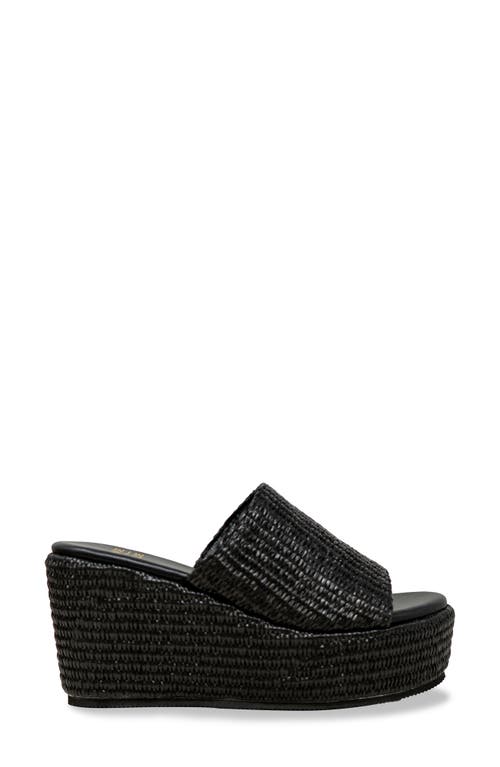 Chase & Chloe Chase And Chloe Evani Raffia Wedge Platform Sandal