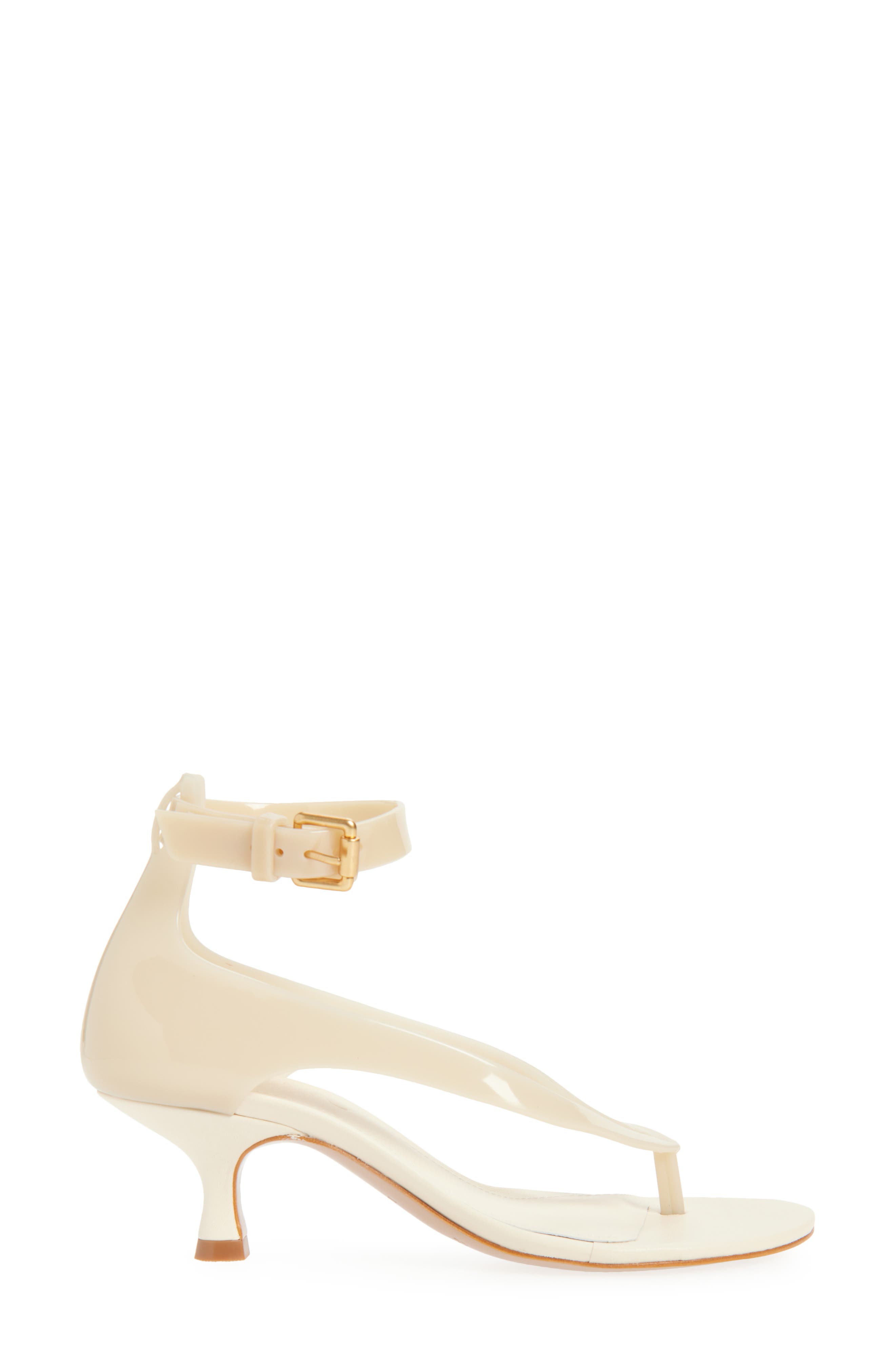 FARM Rio Jelly Kitten Heel Sandal, Alternate, color, Ivory
