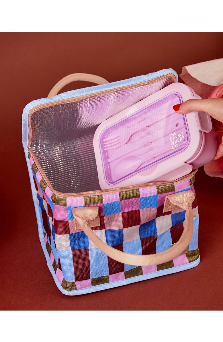 The Somewhere Co Hopscotch Lunch Bag, Alternate, color, Hopscotch