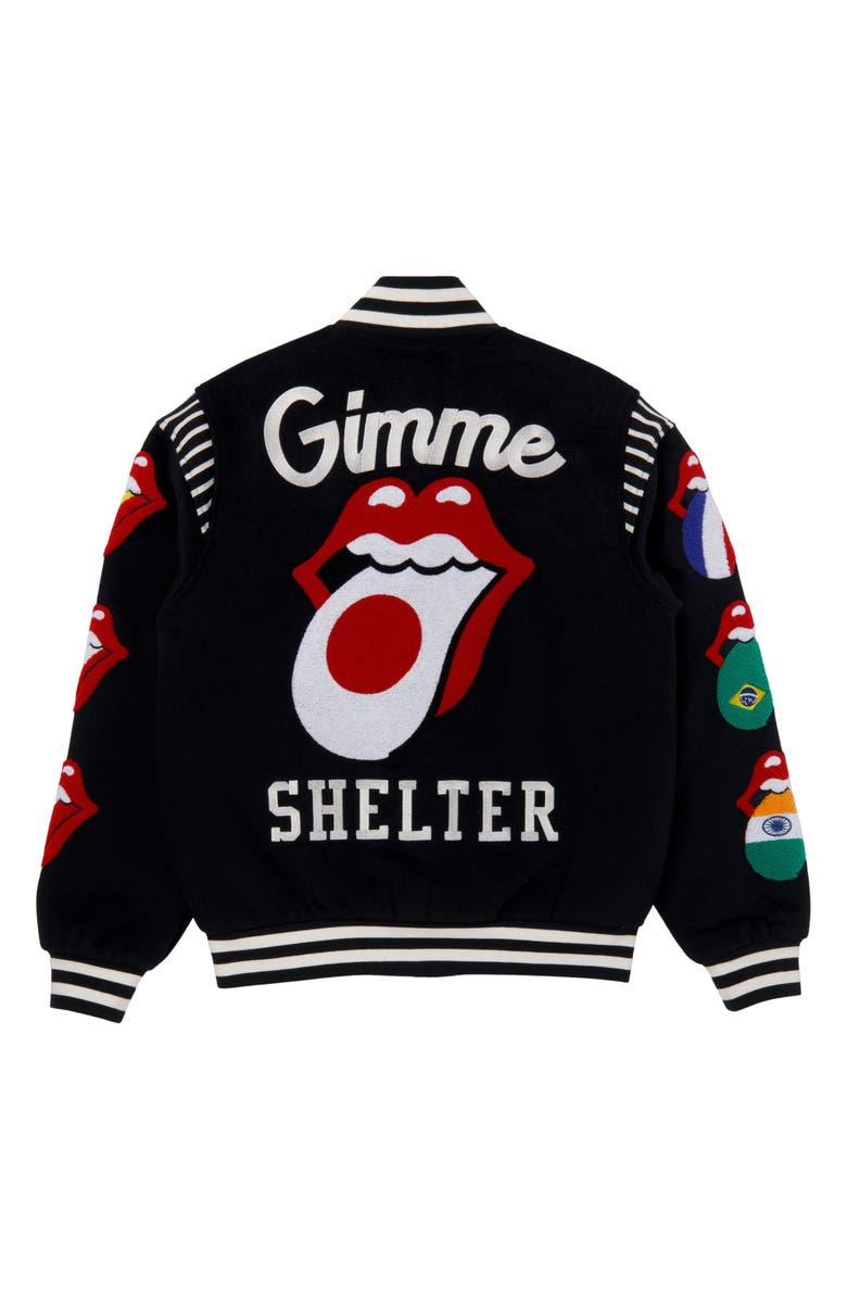 MARKET MKT Rolling Stones World Flag Bomber Jacket, Alternate, color, 