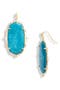 selected Gold Teal Howlite