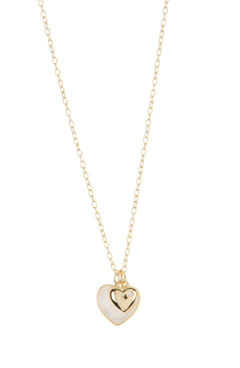 Double Heart Pendant Necklace