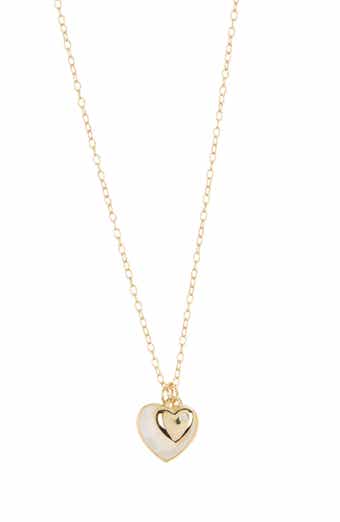 Argento Vivo Sterling Silver Double Heart Pendant Necklace