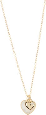 Argento Vivo Sterling Silver Double Heart Pendant Necklace