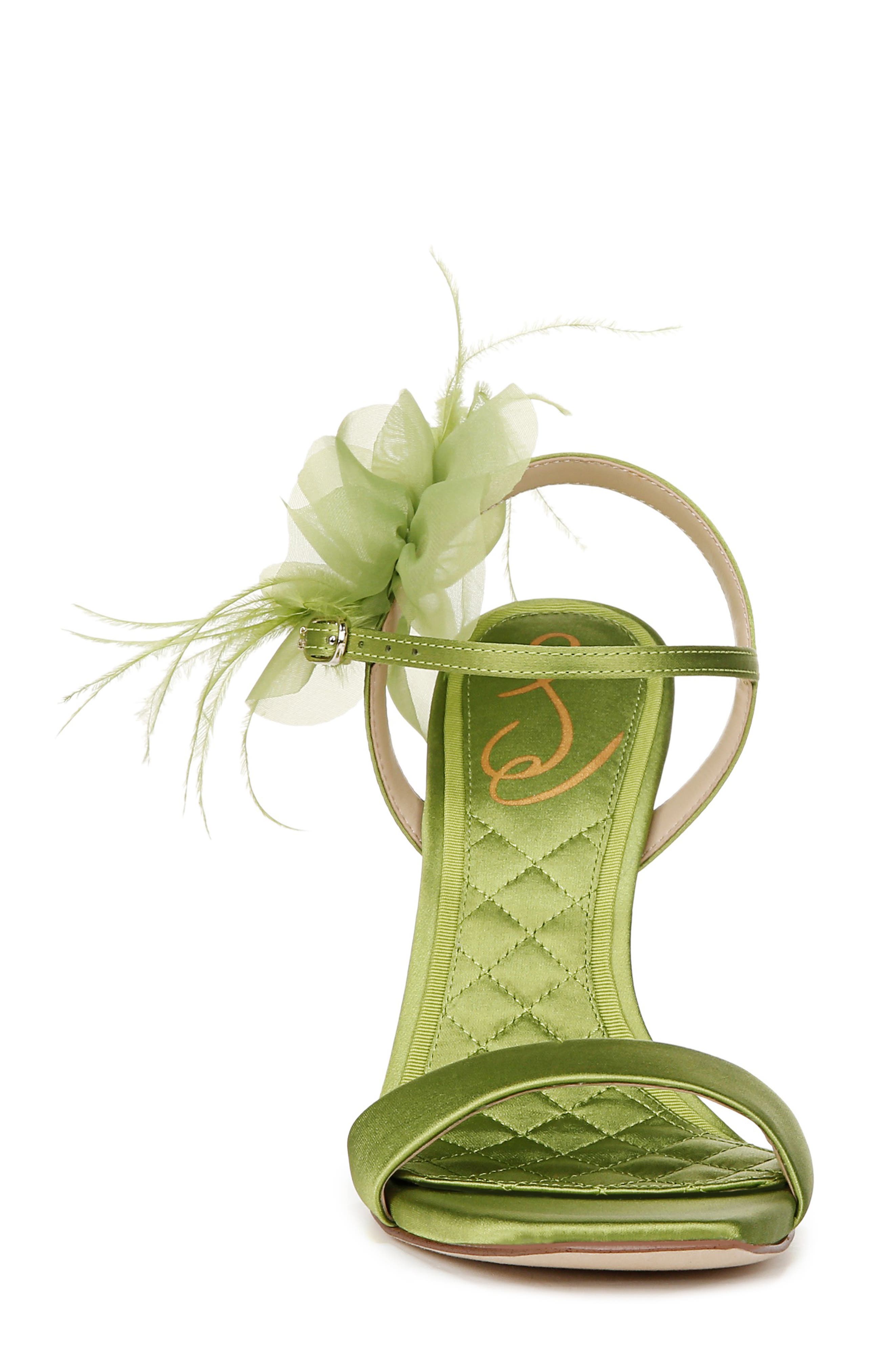 Sam Edelman Leana Ankle Strap Sandal, Alternate, color, Tropic Green