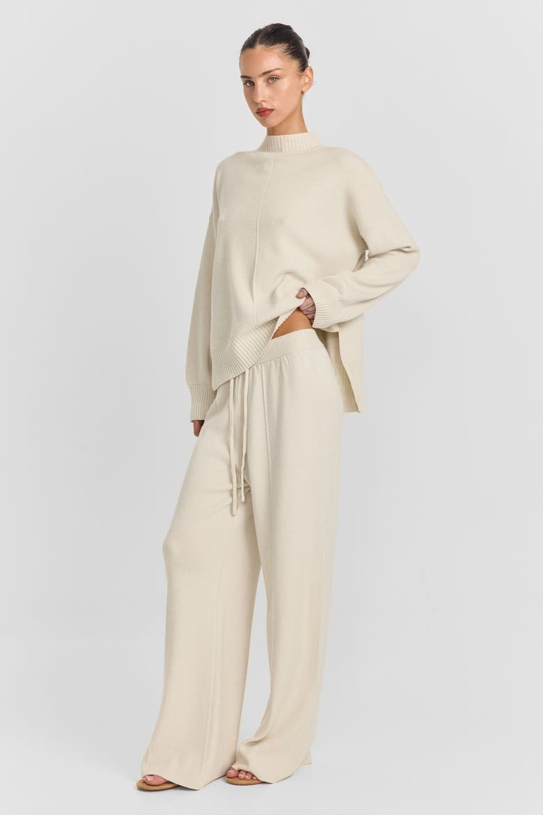 Maxine Knit Pant, Alternate, color, Cream