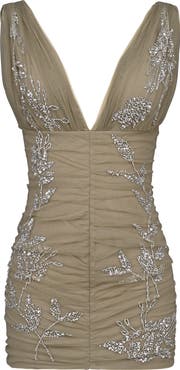 HOUSE OF CB Iolana Embellished Tulle Minidress