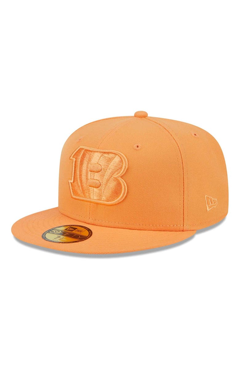New Era Men's New Era Orange Cincinnati Bengals Color Pack 59FIFTY Fitted Hat, Main, color,