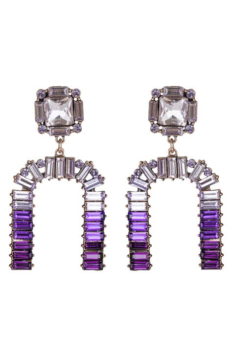 Grace Crystal Drop Earrings