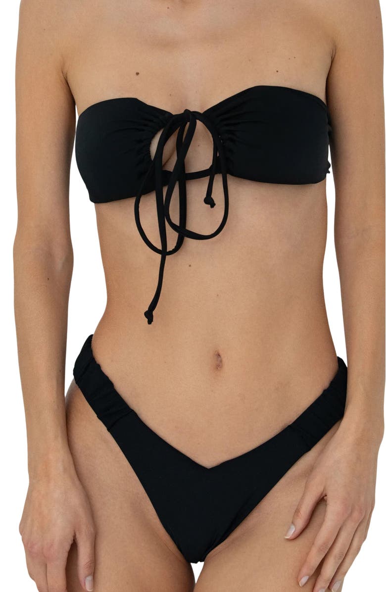 Bright Swimwear Ivy Top, Alternate, color, Black
