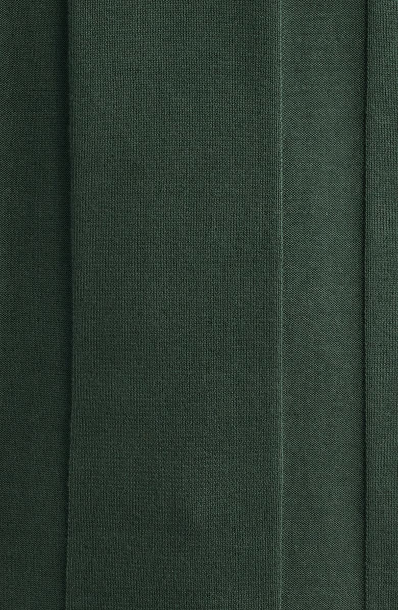 Fred Perry Long Sleeve Textured Stripe Cotton Zip Polo Sweater, Alternate, color, Court Green