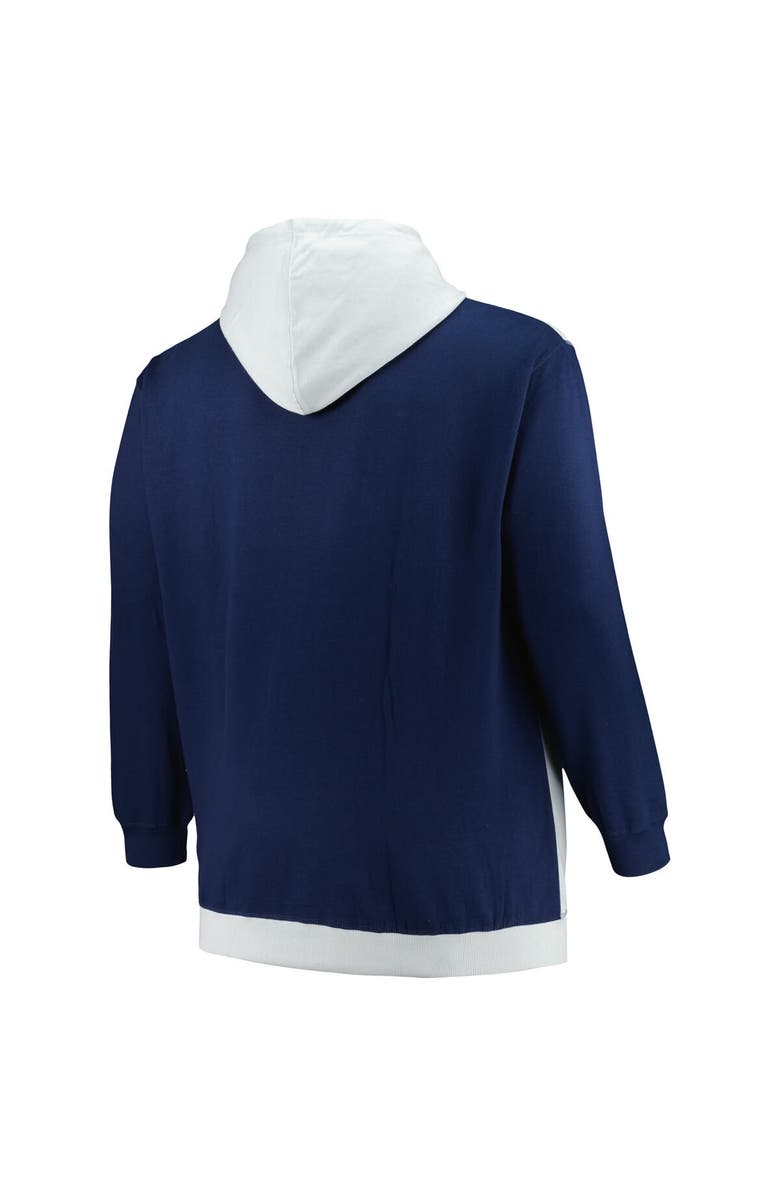 FANATICS Men's Fanatics Branded Navy/Silver Memphis Grizzlies Big & Tall Primary Arctic Pullover Hoodie, Alternate, color, Navy