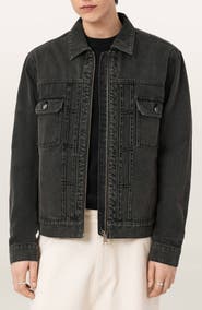 AllSaints Brightmore Zip Denim Jacket