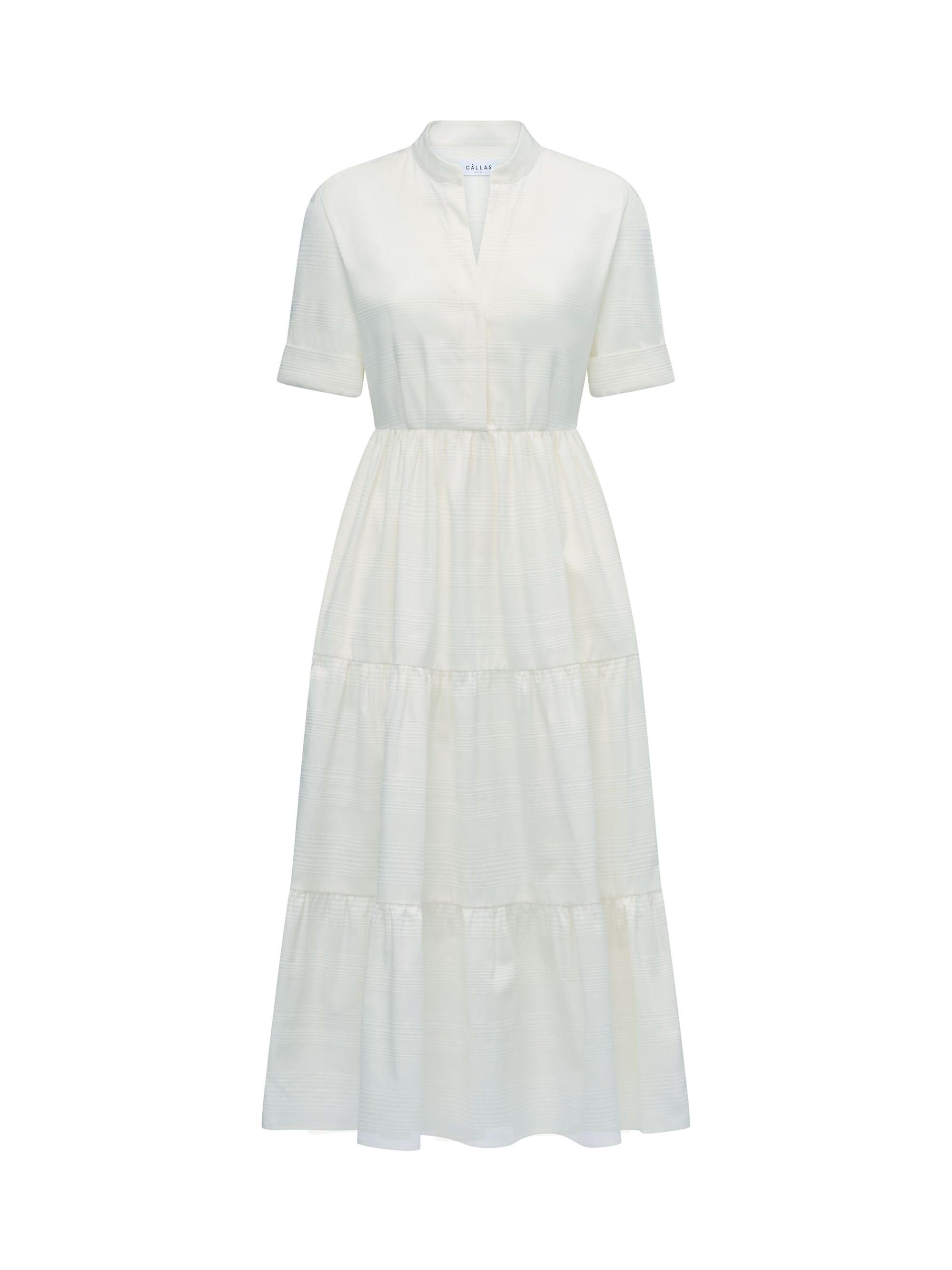 SARDINIA Tiered dress