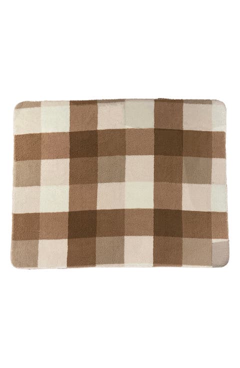 Faux Shearling Throw Blanket