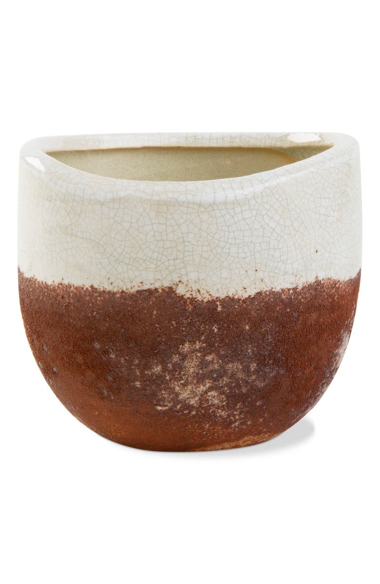 tag Ibiza Medium Terracotta Planter Pot Stylish Garden Decor, Main, color, Orange