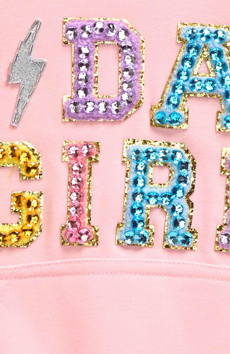 Lola + The Boys Kids' Birthday Girl Hoodie, Alternate, color, 