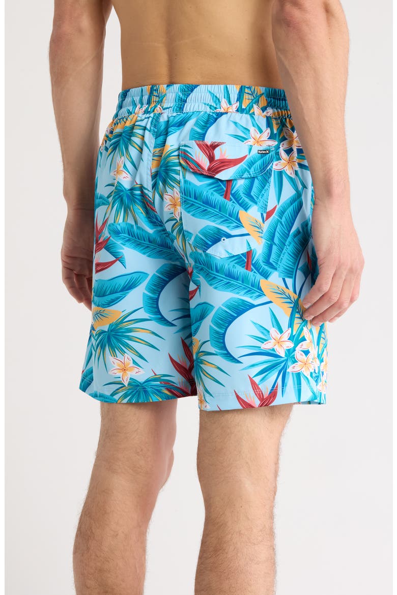 Oaxaca Volley Swim Shorts, Alternate, color, BLUE DREAM