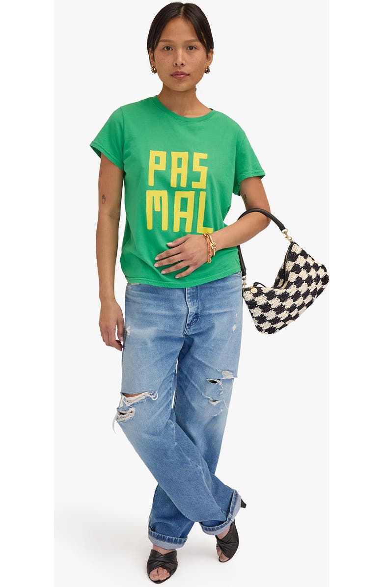 Clare V. Petit Moyen Crochet Cotton Messenger Bag, Alternate, color,