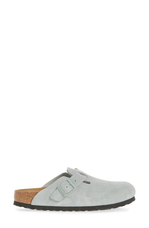 Birkenstock Boston Soft Footbed Clogs In Pure Sage