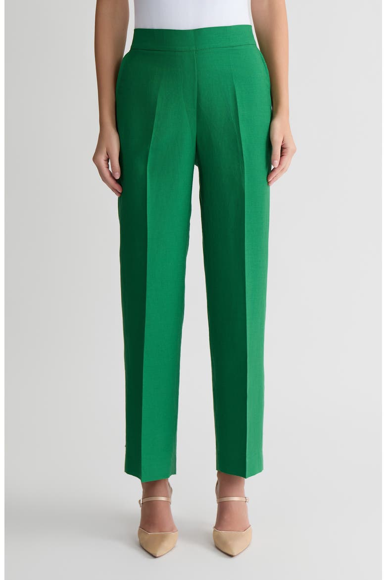 The Audrey Pull-On Straight Leg Pants, Main, color, LUSH GREEN