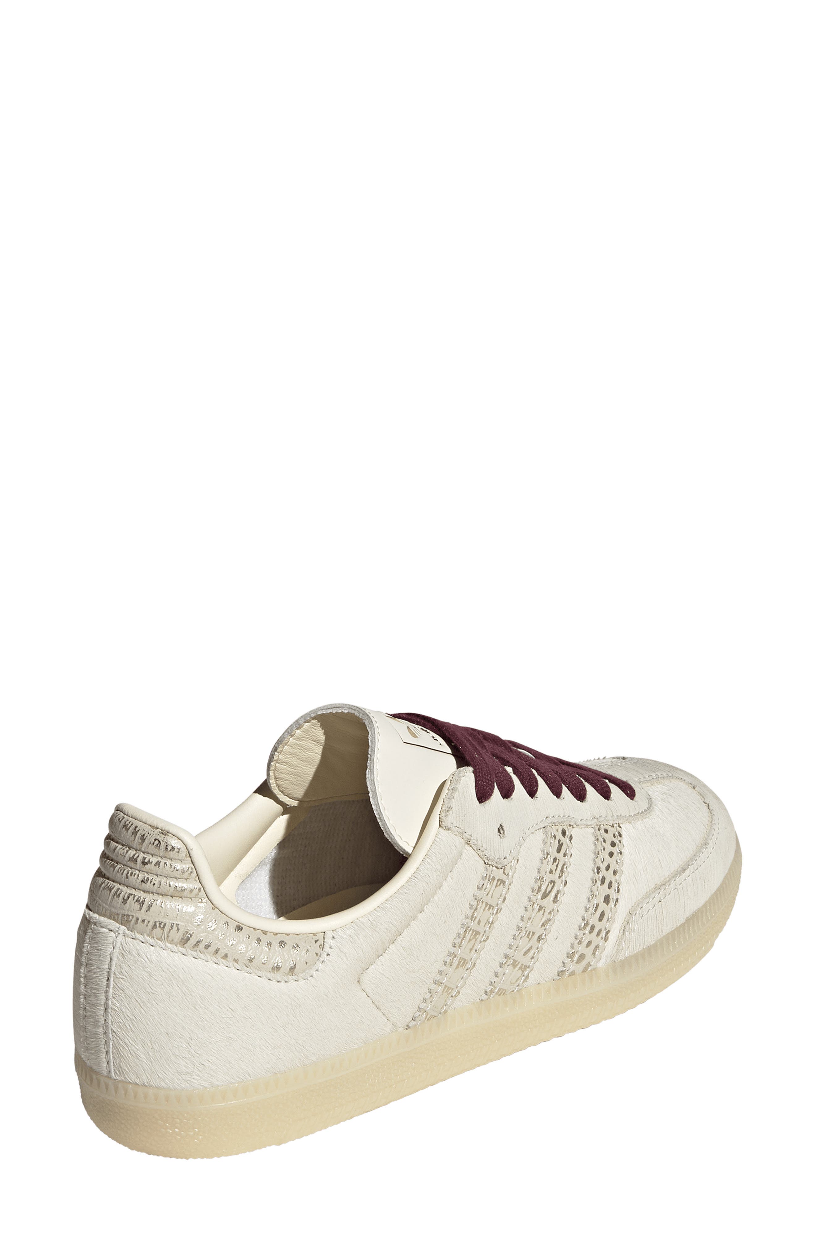 Samba OG Sneaker, Alternate, color, CREAM WHITE/ CREAM/ MAROON