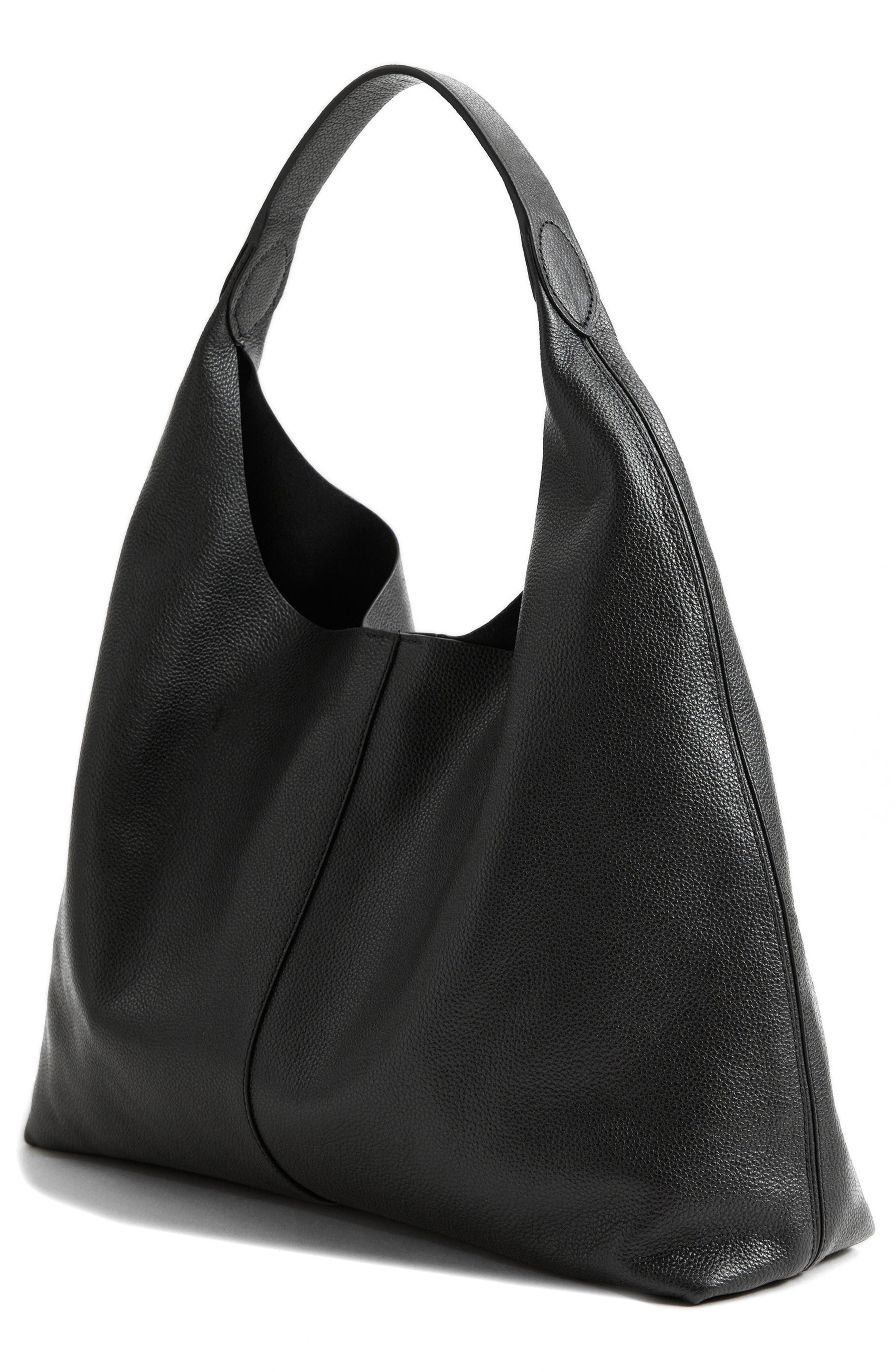 & Other Stories Leather Tote, Alternate, color, 