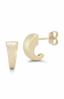 Ember Fine Jewelry Tapered Huggie Hoop Earrings