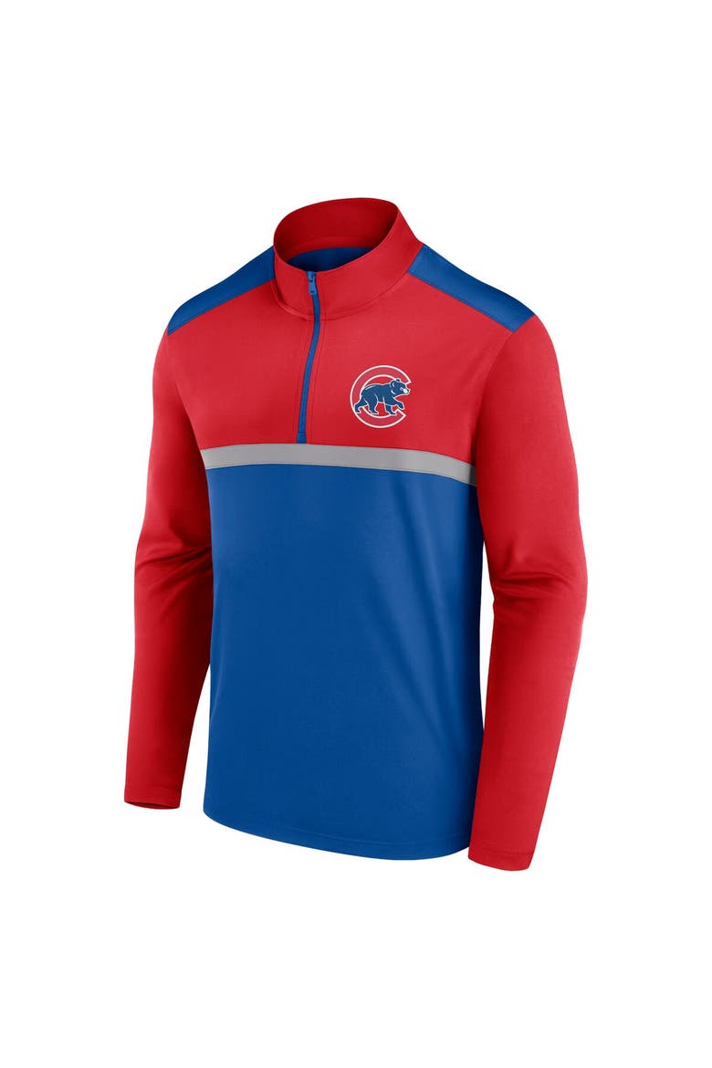 Men's Fanatics Royal Chicago Cubs Unstoppable Quarter-Zip Top, Alternate, color, Royal