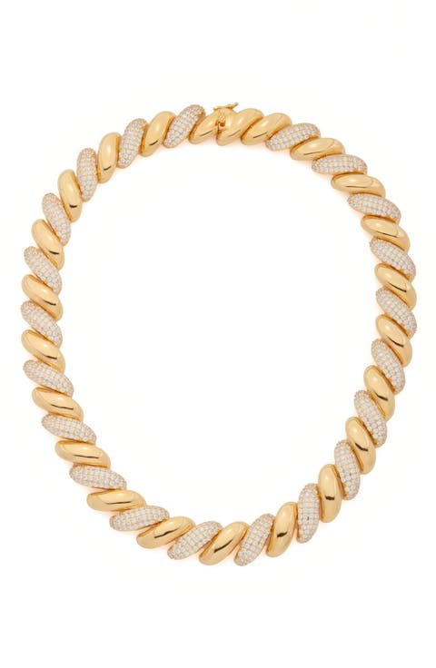 Pavé Twist Necklace