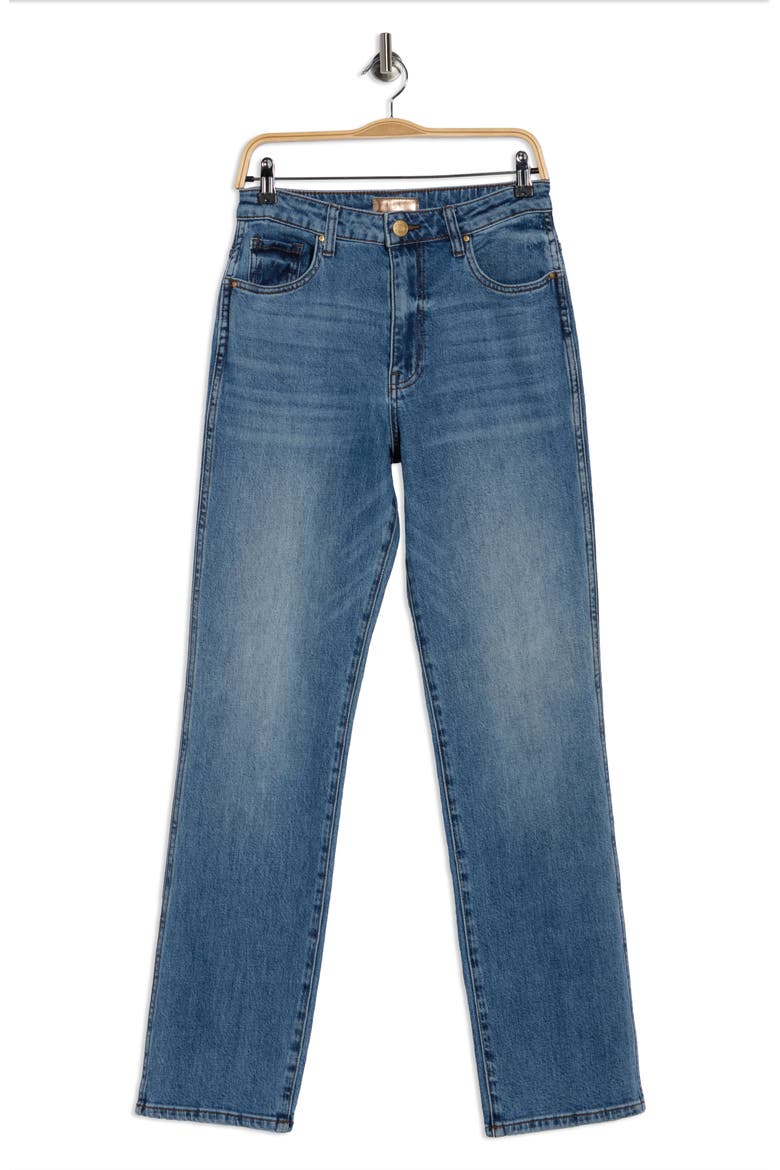 Melissa High Waist Relaxed Straight Leg Jeans, Alternate, color, DETERMINE