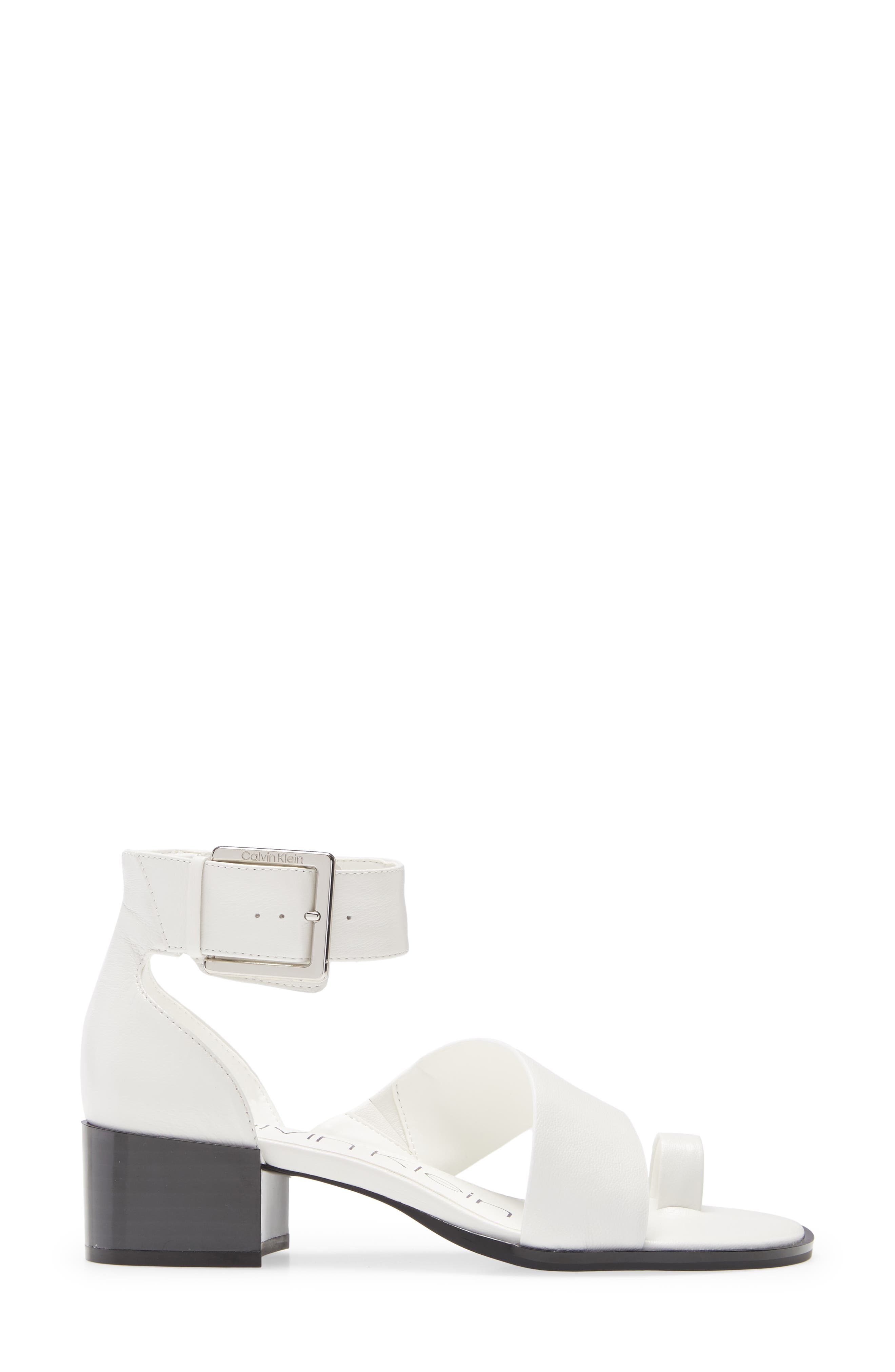 Pepa Sandal, Alternate, color, WHITE LEATHER