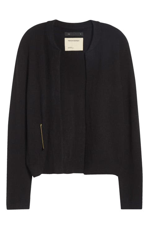 Mini Cashmere Bomber Cardigan