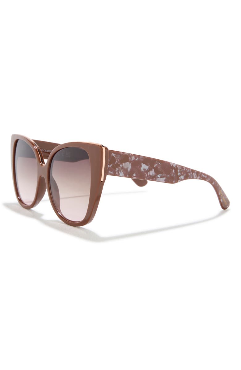 Vince Camuto 62mm Cat Eye Sunglasses, Alternate, color, Brown