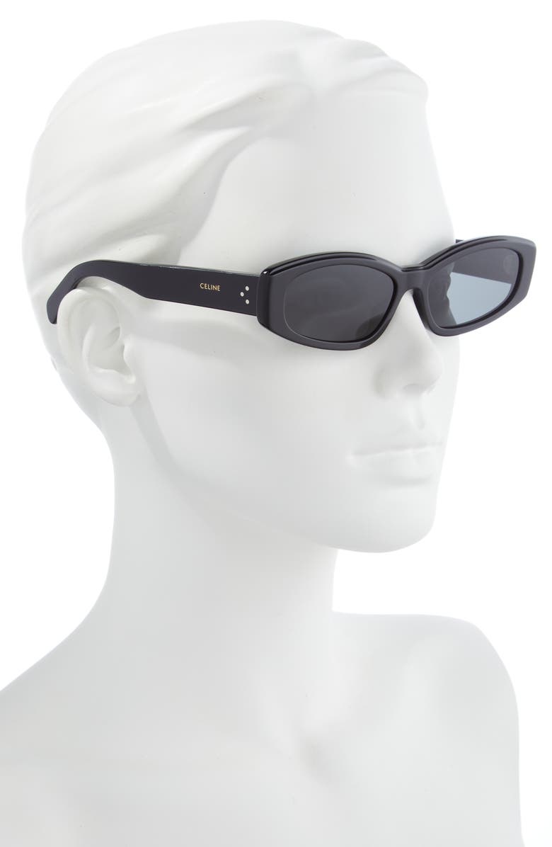 CELINE Bold 58mm Rectangular Sunglasses, Alternate, color,