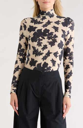 Ulla Johnson Aurelia Floral Mock Neck Top