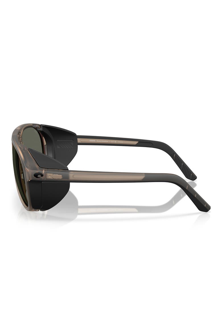 Grand Catalina 59mm Polarized Aviator Sunglasses, Alternate, color, MATTE BROWN SMOKE / GRAY 580G