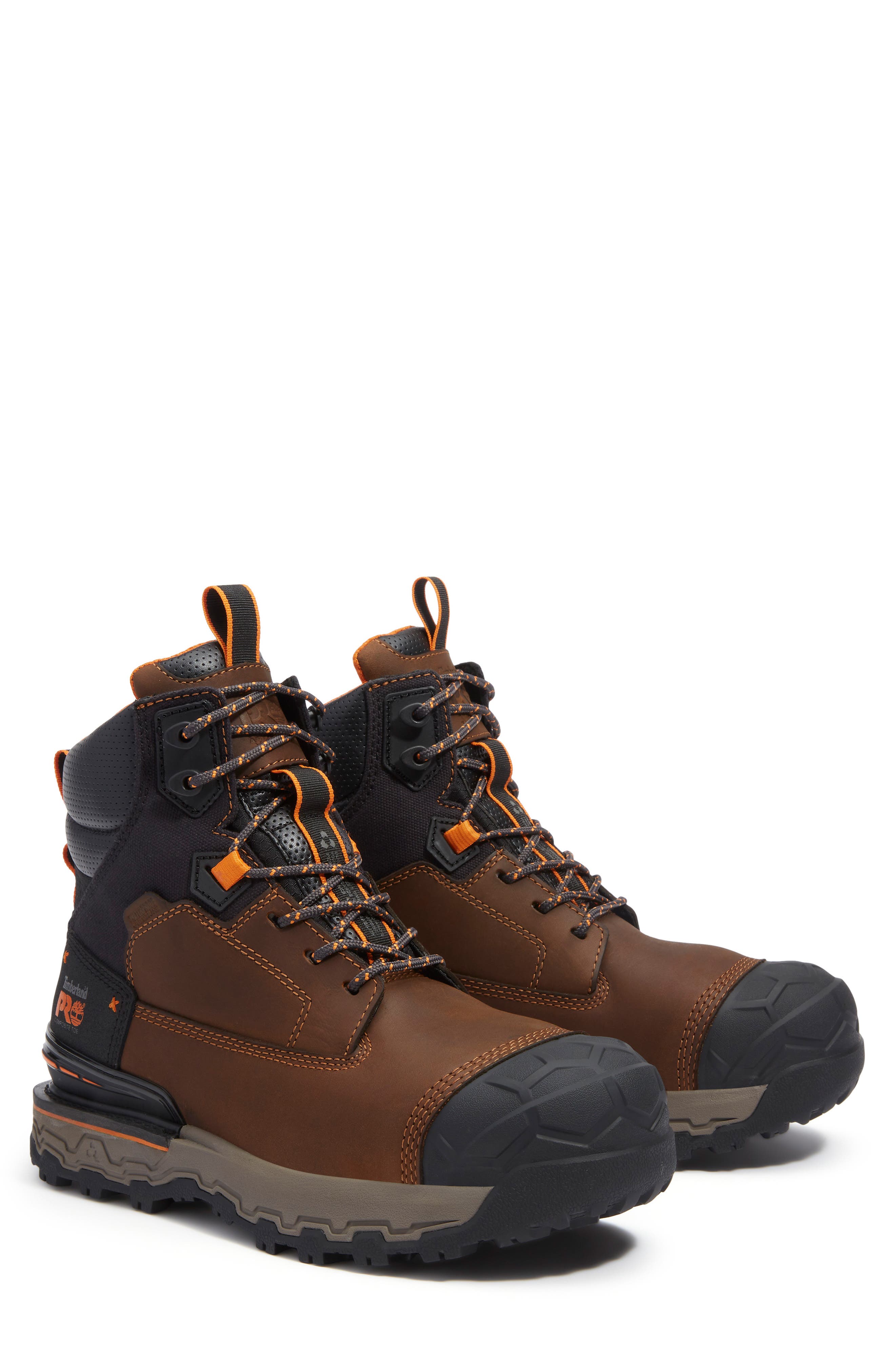 Boondock Ultralight CSA 6" Composite Toe Waterproof Work Boot, Alternate, color, MEDIUM BROWN FULL GRAIN