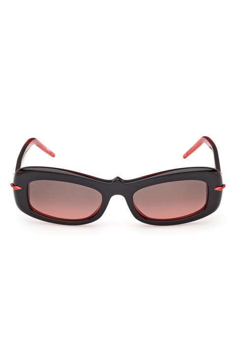 52mm Geometric Sunglasses