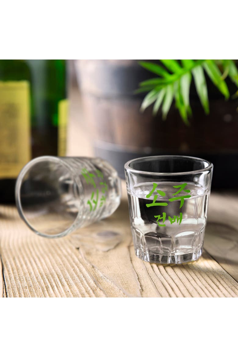 Soju Glasses - Set of 4, Alternate, color, Clear