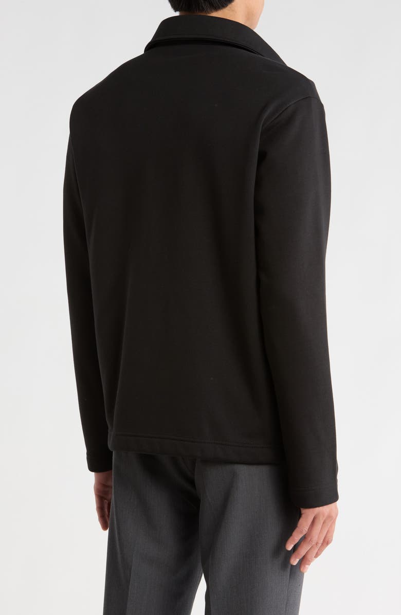 Calvin Klein Heavyweight Polar Fleece Shirt Jacket, Alternate, color, Black