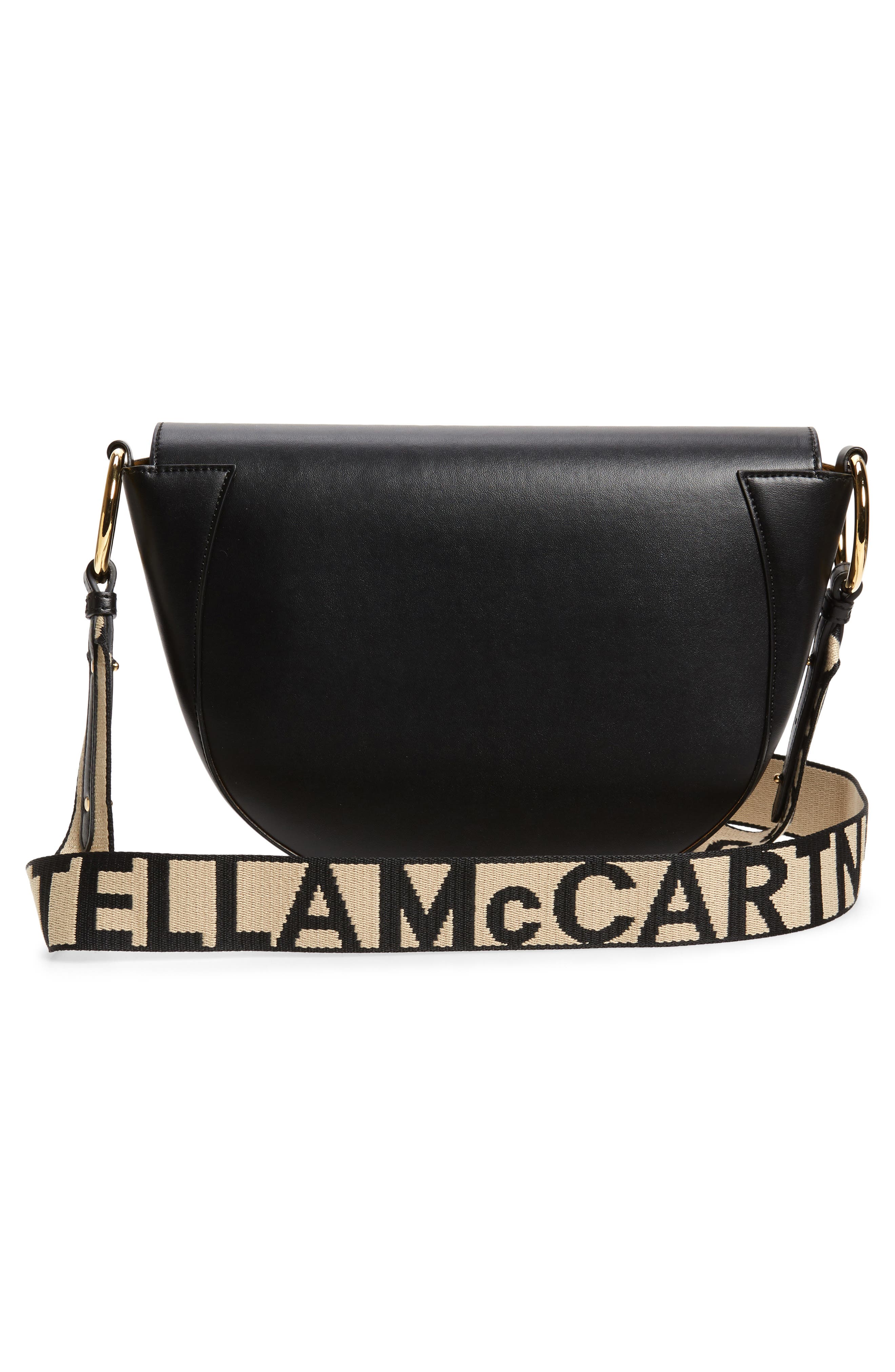 Stella McCartney Flap Faux Leather Shoulder Bag, Alternate, color, 