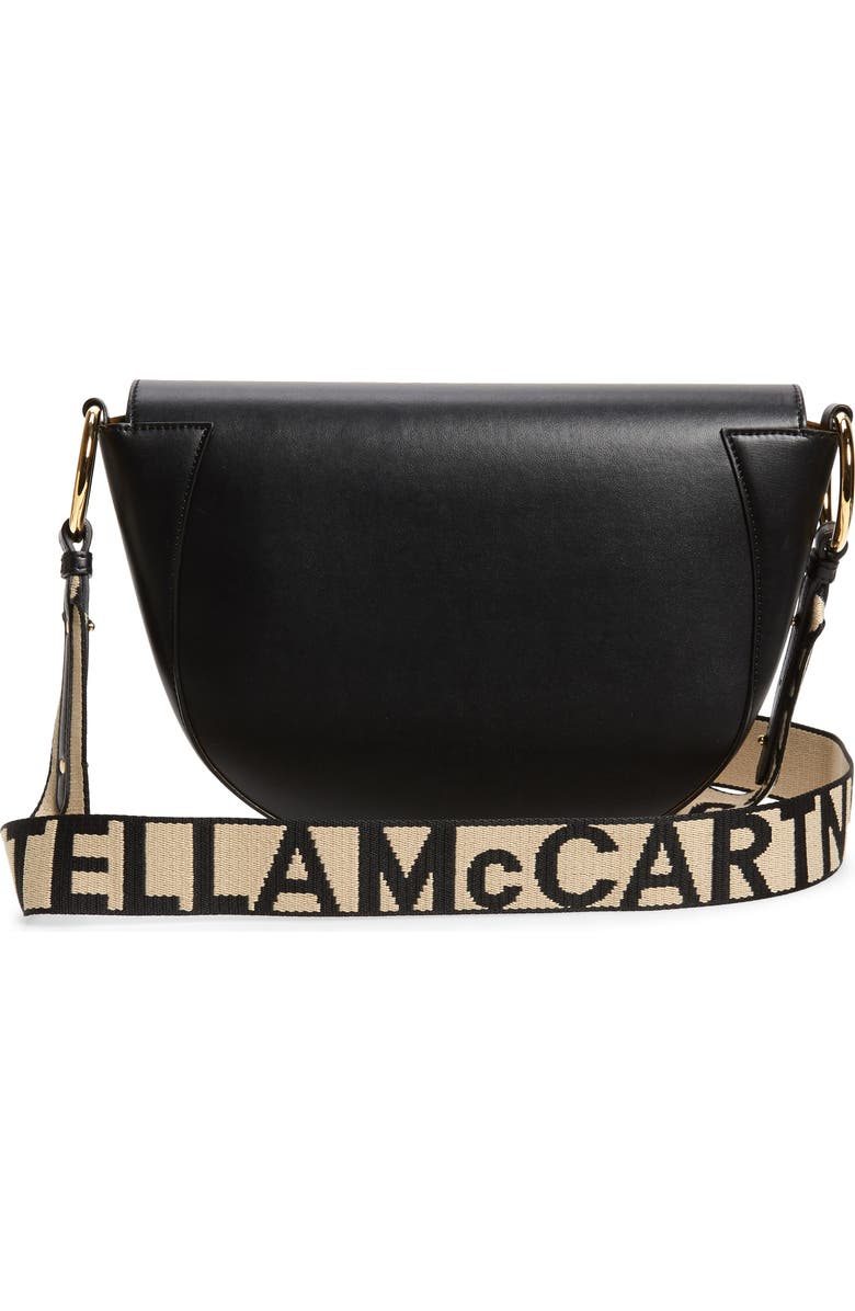 Stella McCartney Flap Faux Leather Shoulder Bag, Alternate, color,