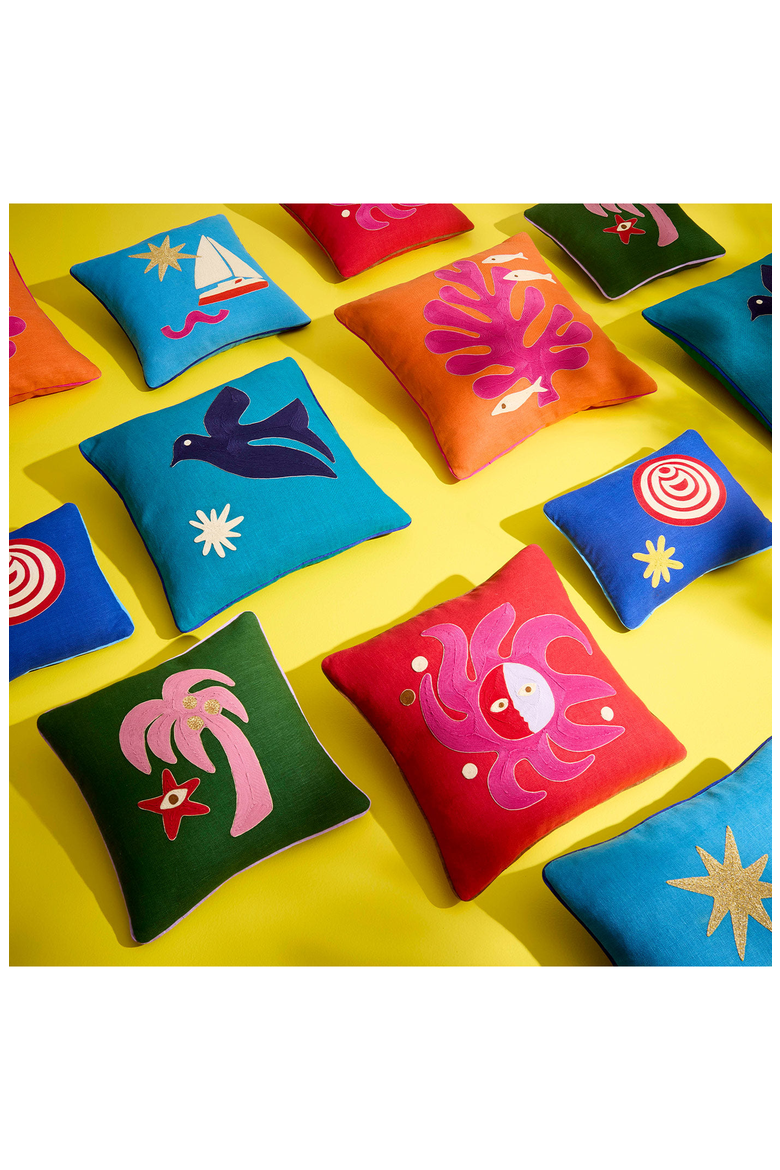 Playa Pillow, Alternate, color, Coral