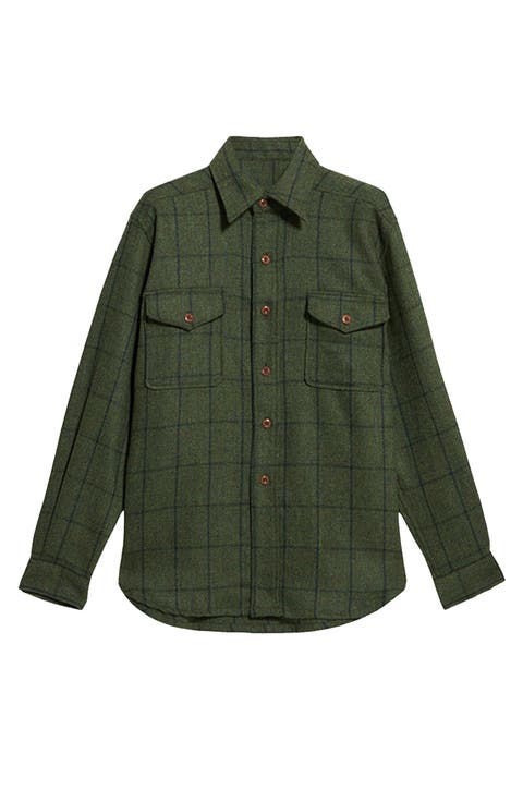 Classic Wool Check Overshirt