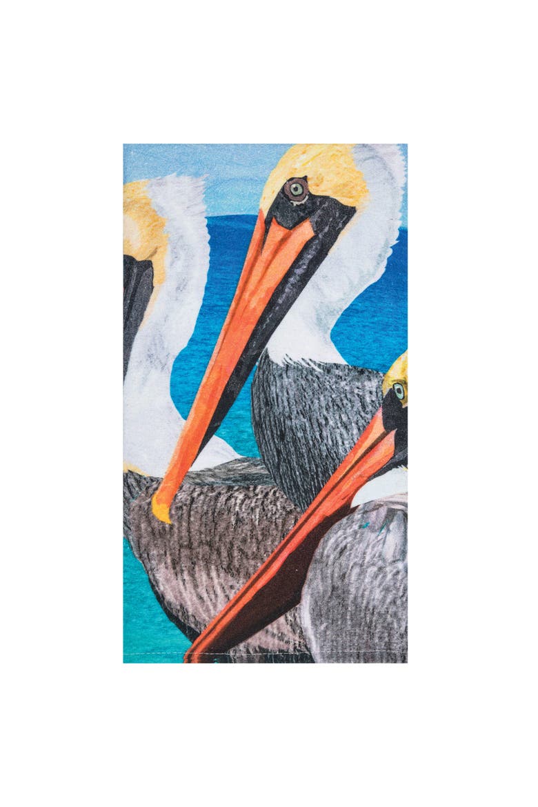 Pelican Trio Towel, Main, color, Black