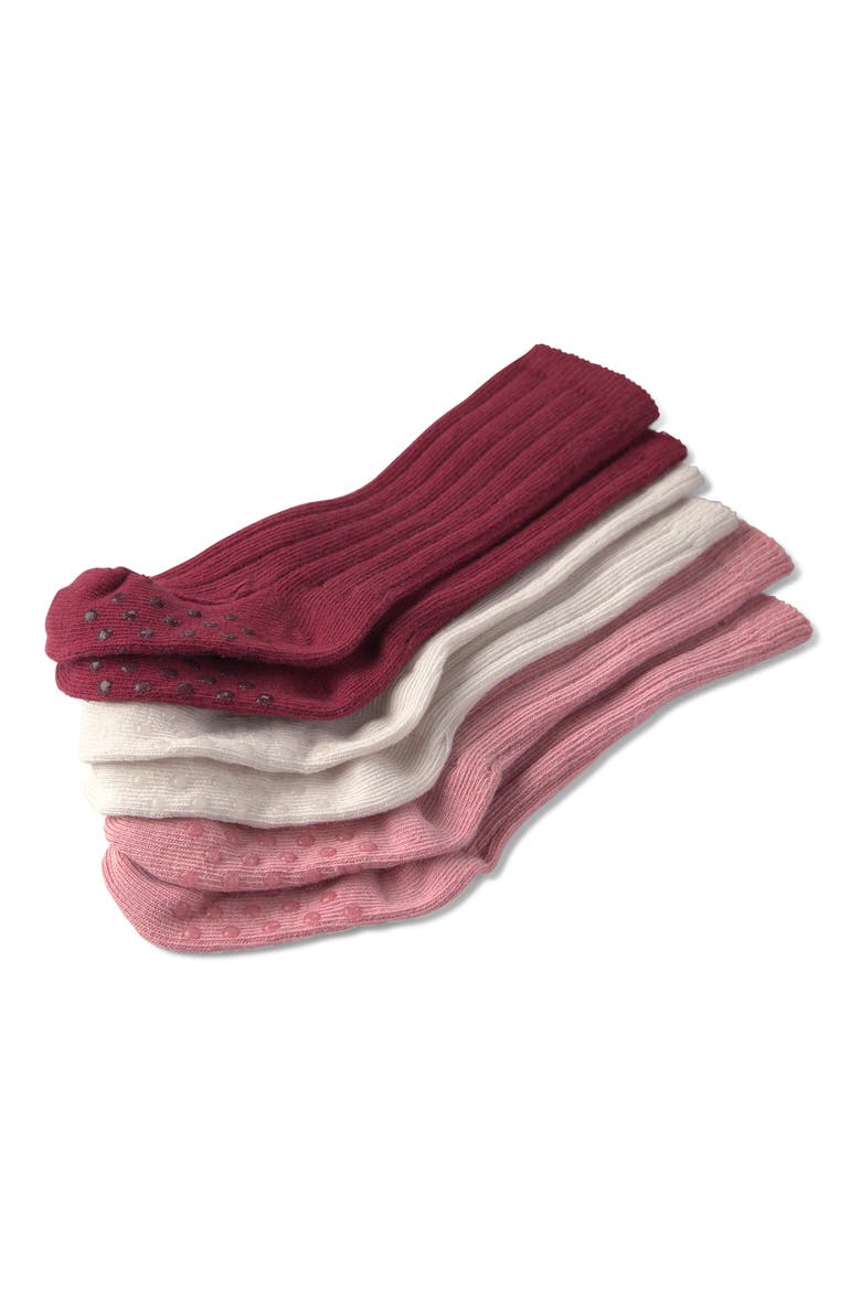 3-Pack Assorted Knee High Socks, Alternate, color, LP PINK CREAM