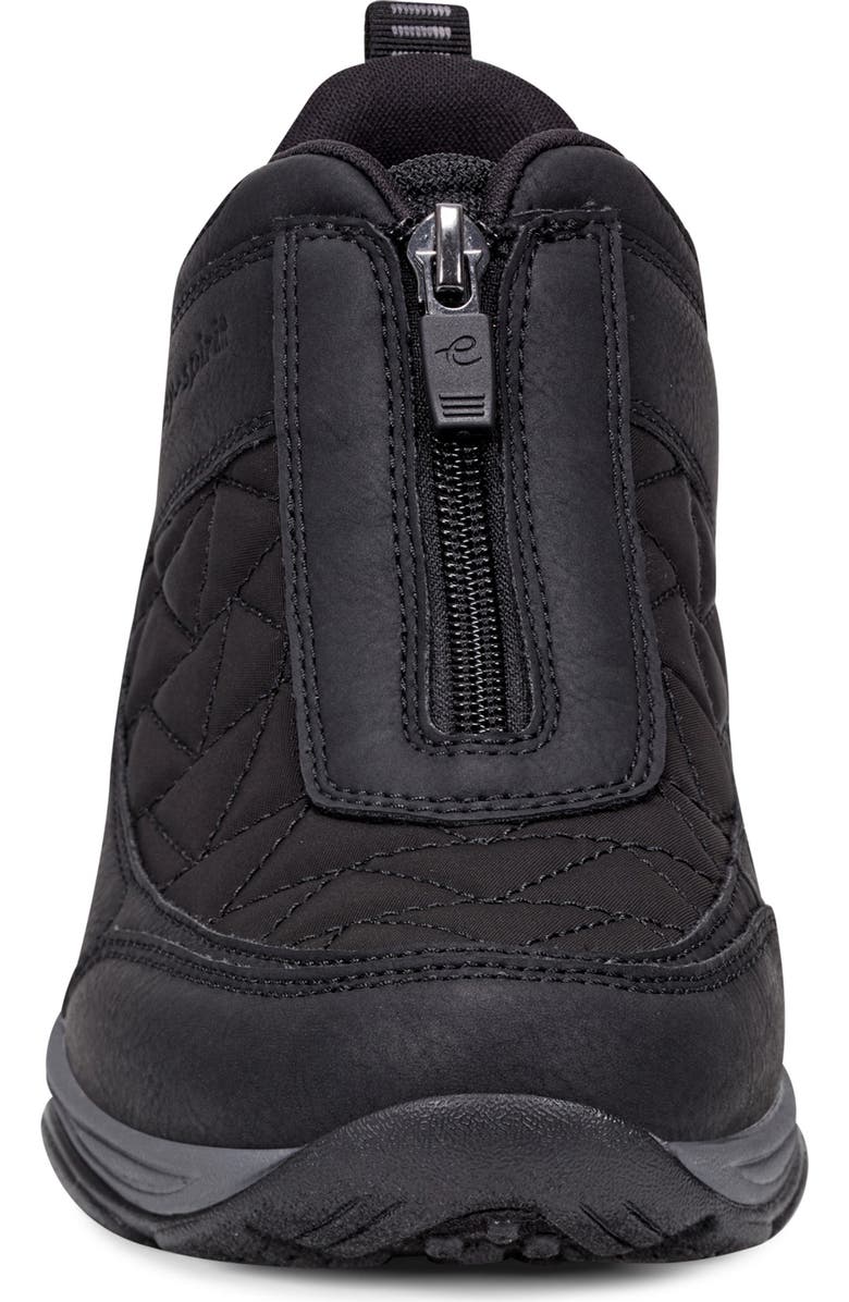 Easy Spirit Erling Water Resistant Zip Sneaker, Alternate, color, Black