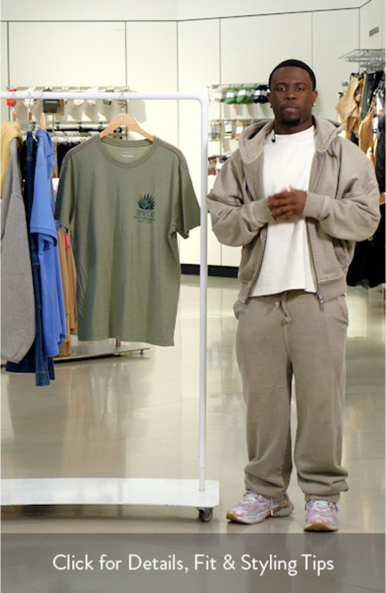 Agave Cotton Blend Graphic T-Shirt, sales video thumbnail